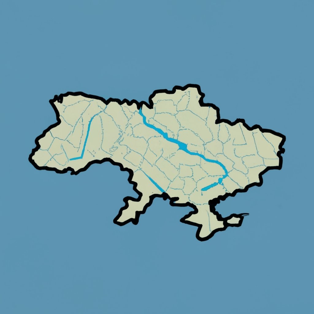 Mapa da Ucrânia